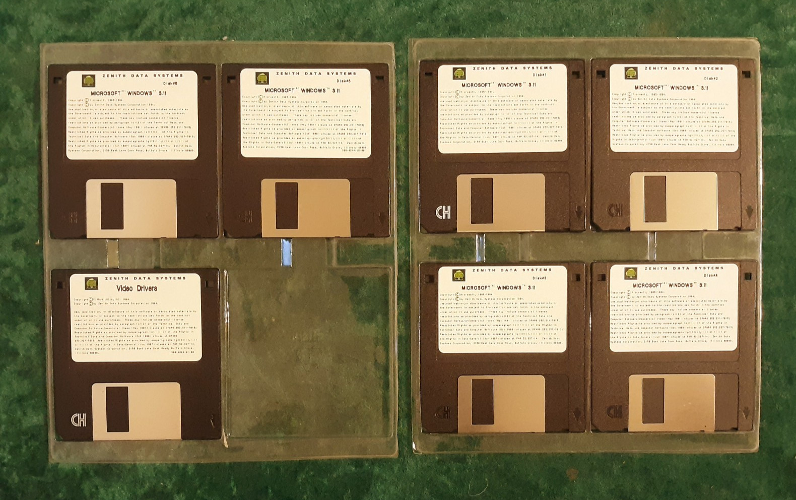 1994 Zenith Data Systems Windows 3.11 Installation Pack - Disks and Manual