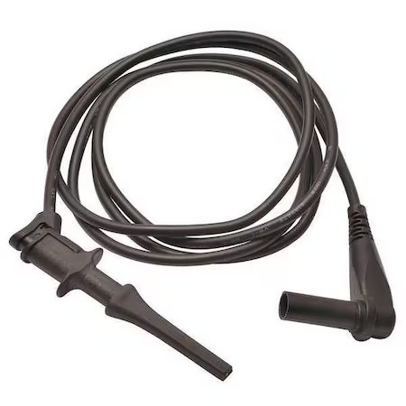 Zoro Select 4Wrd2 Test Clip Lead, Cat Ii 300V, Shrouded Banana Plug, 3 Ft. 4",,