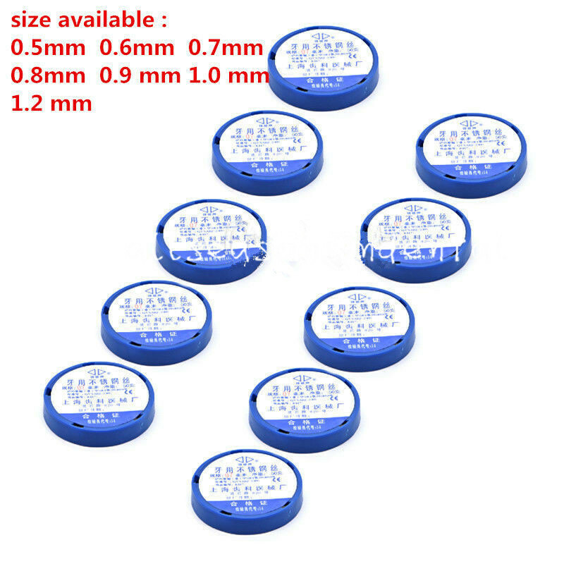 Dental Orthodontic Instruments Stainless Steel Wire 0.5- 1.2 mm for Surgical Use