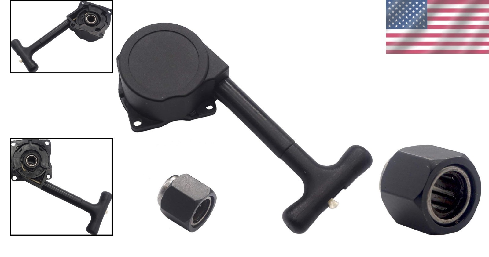 Durable Engine Pull Starter and 12mm Bearing for Redcat & Traxxas Nitro Models