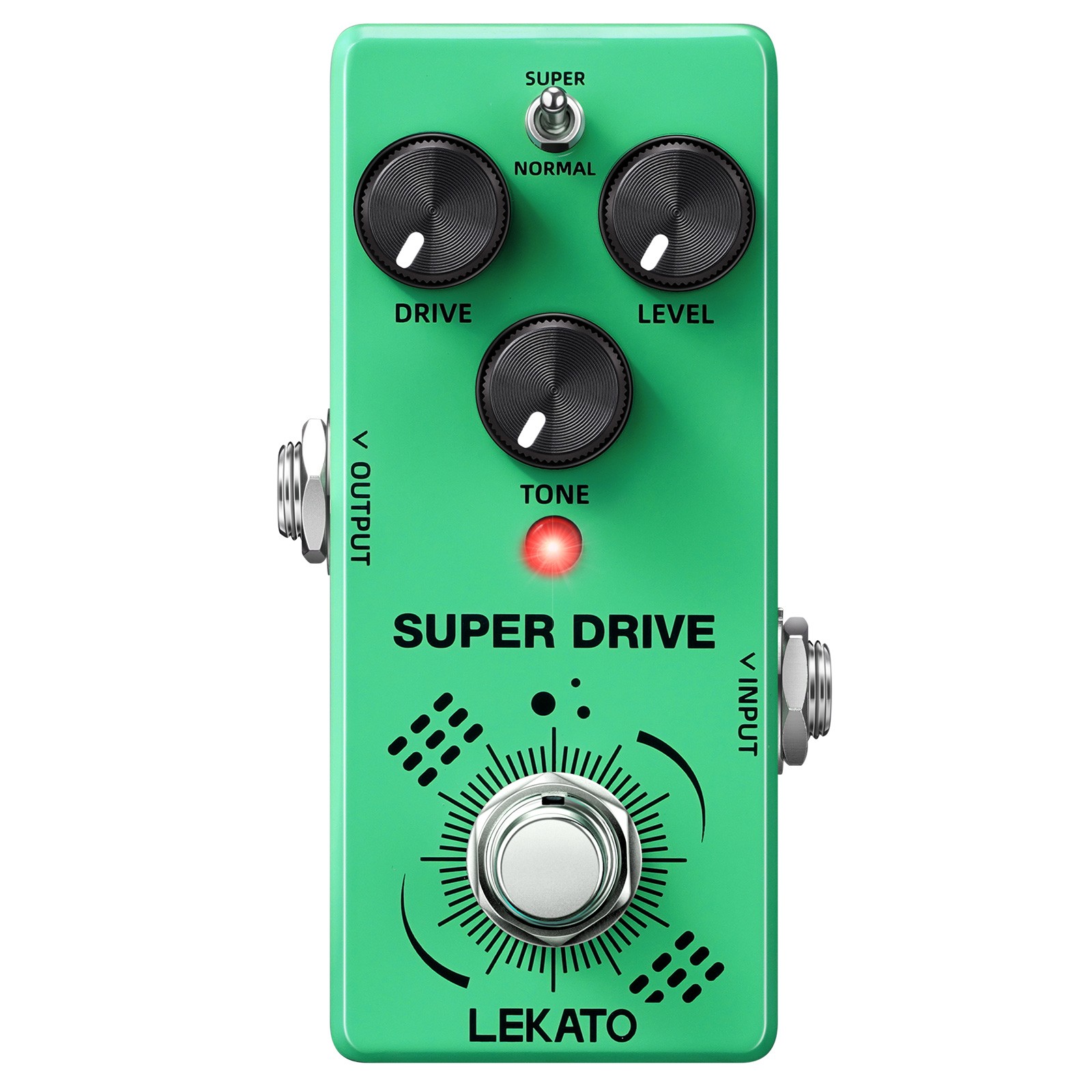 LEKATO SUPER DRIVE OD-02 Overdrive Guitar Pedal 2 Modes Overdrive Boost
