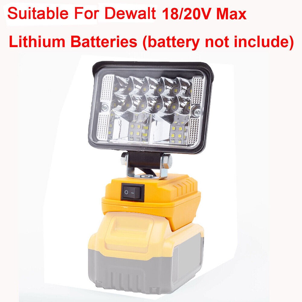 Dewalt 20V Max LED Worklight Flood Light Flashlight Portable Outdoor Tool Only