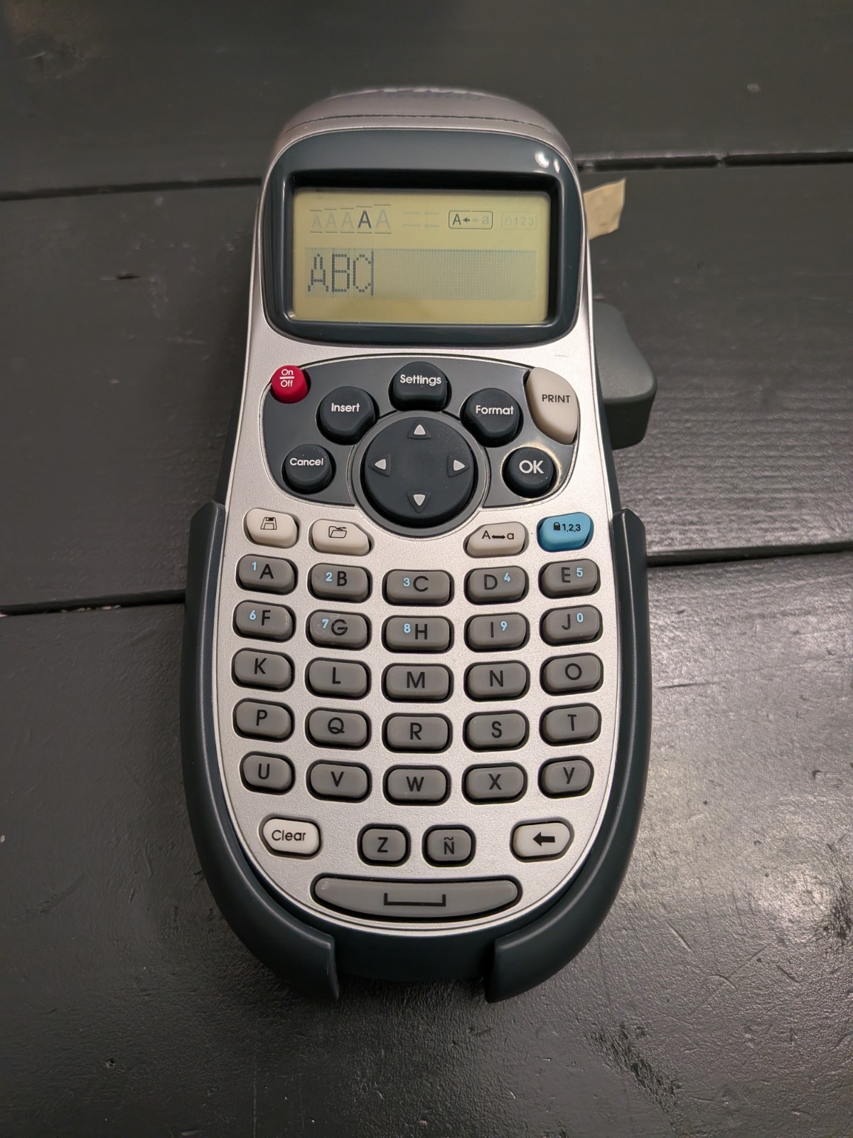 DYMO LetraTag 100H Plus Handheld Label Maker - Silver/Gray
