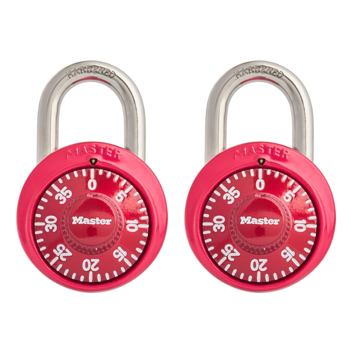 Master Lock 1530T Locker Combination 2 Pack, Colors may vary, Red