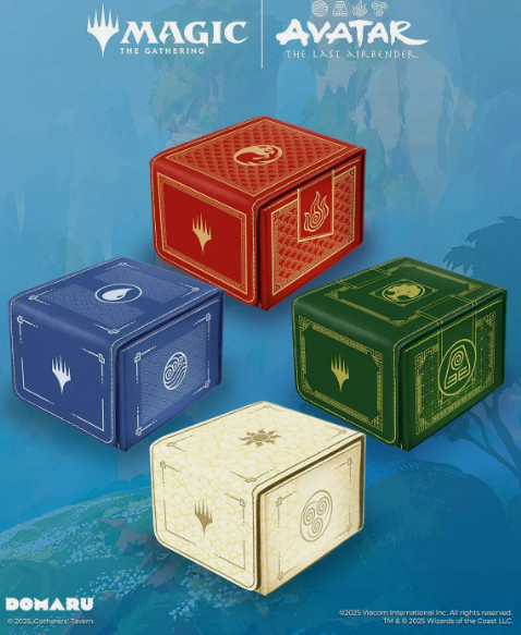 New Gatherers Tavern MTG Avatar Last Airbender Domaru Deck Box Lot Of 4