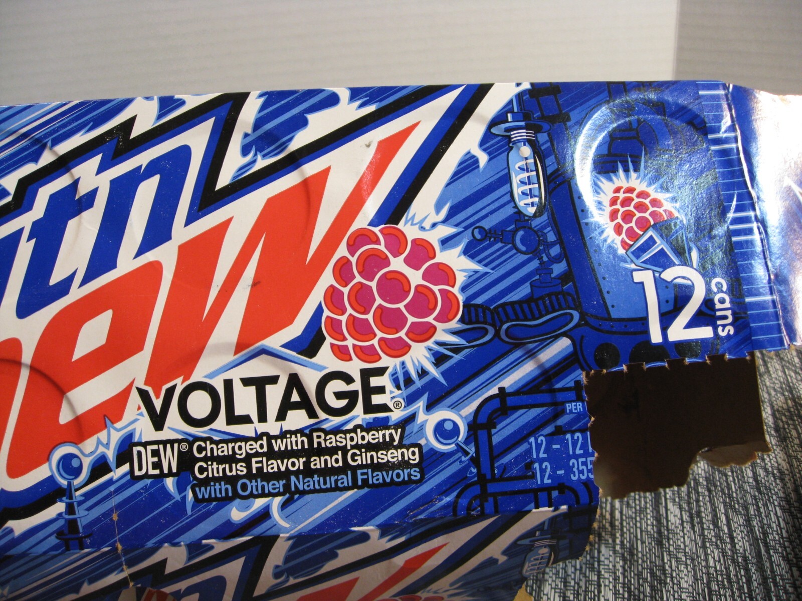Mountain Dew EMPTY Box Carton (Opening missing) - Voltage - 2023