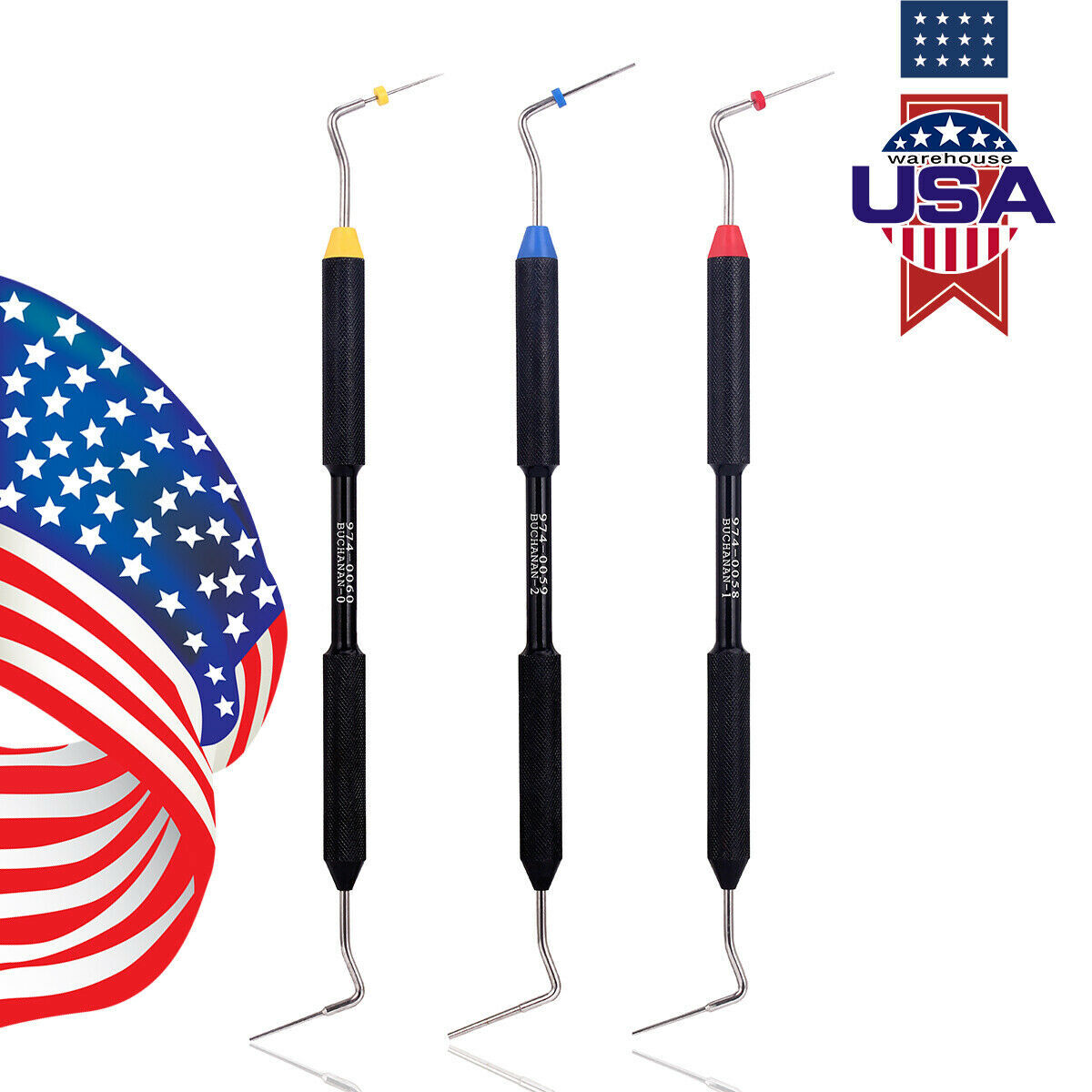 Dental Sybronendo Endo Buchanan Hand Plugger NiTi Tip Fill Obturation Model0/1/2