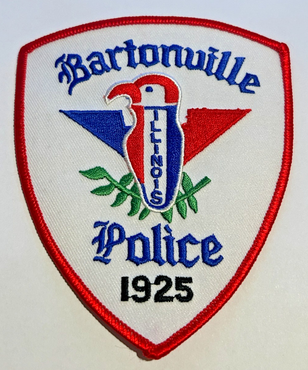 Bartonville Illinois Police Patch Unused