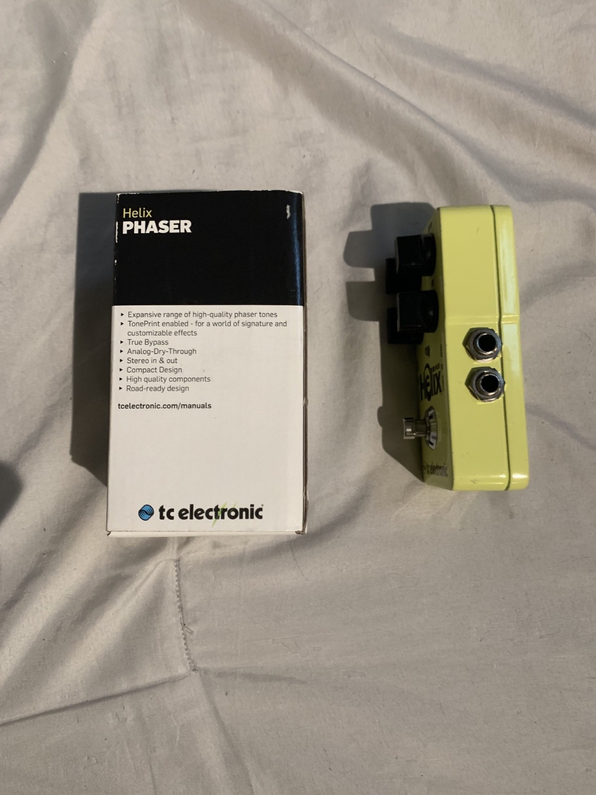 TC Electronics Helix Phaser Phase Shifter Effects Pedal Guitar NICE CONDITION