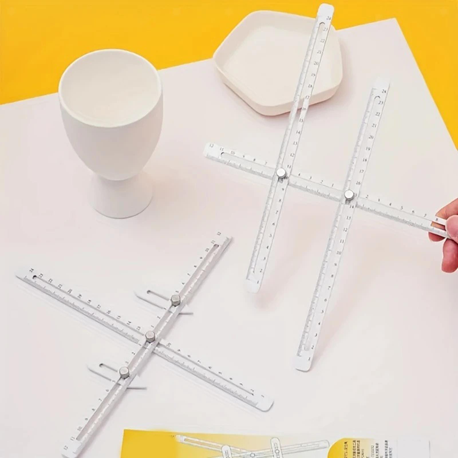 Pottery Measuring Combination Tools Set Practical Clear Scale Pottery Rulers