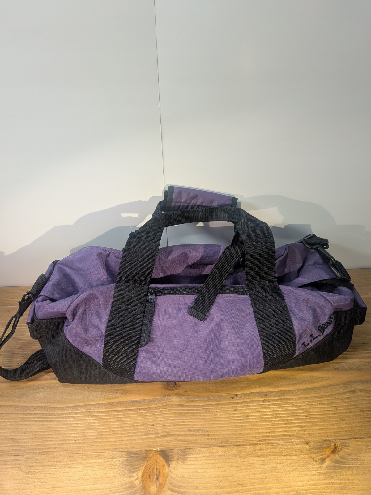 L.L. Bean Purple Adventure Travel Gym Duffle Bag