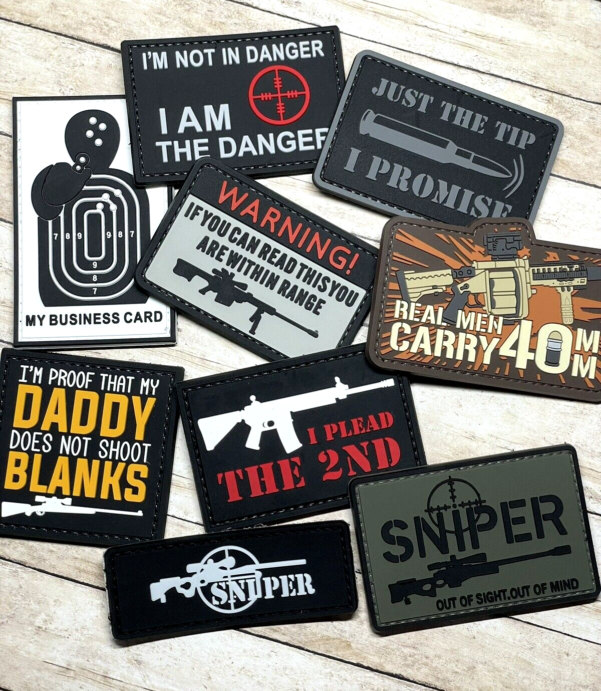 Sniper PVC Patch - Assault Sniper Rifle Scope Tactical Morale Patch - Gun Patch