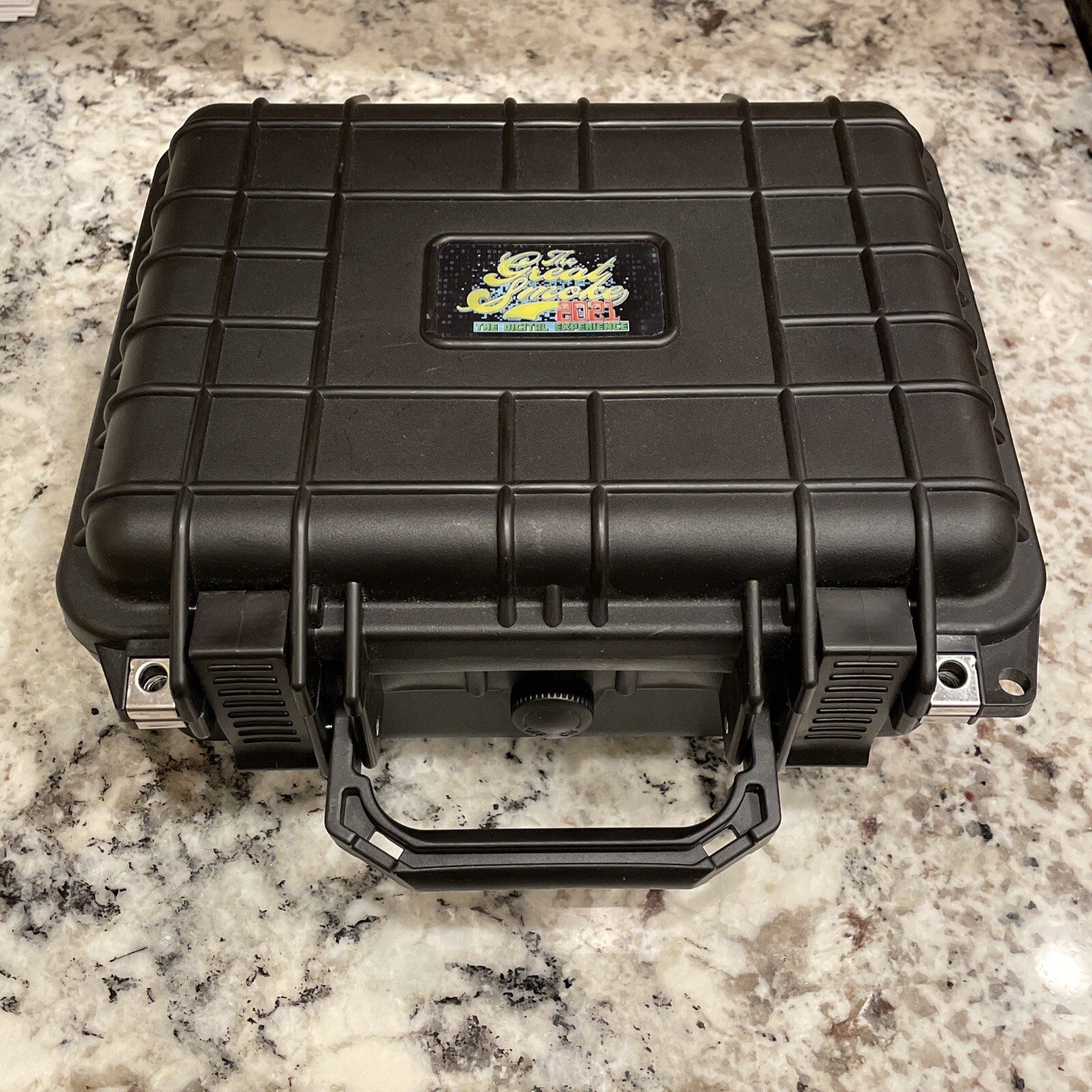 The Great Smoke 2021 Cigar Travel Humidor Tactical Case Heavy Duty Black Medium
