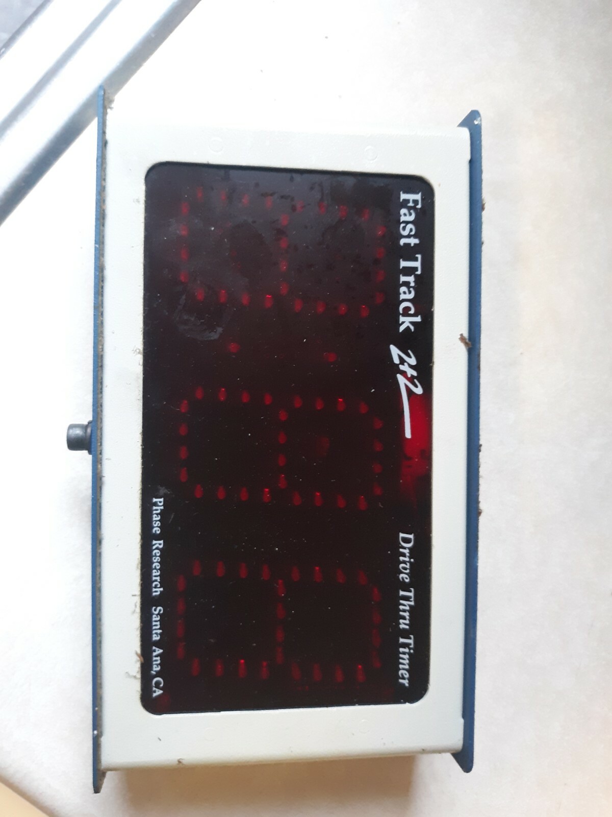 Fast Track 2+2 Drive Thru Timer Display PHASE RESEARCH DUAL SIDE