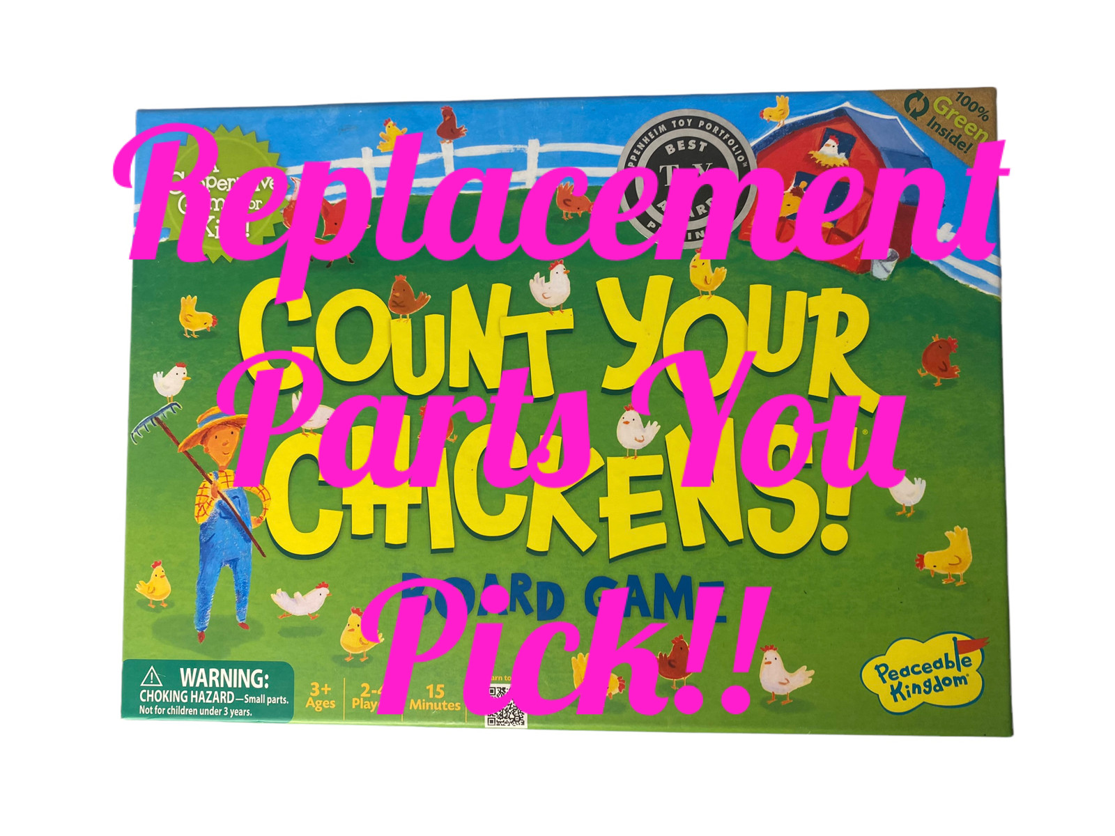 Count Your Chickens Board Game REPLACEMENT PARTS PIECES YOU CHOOSE