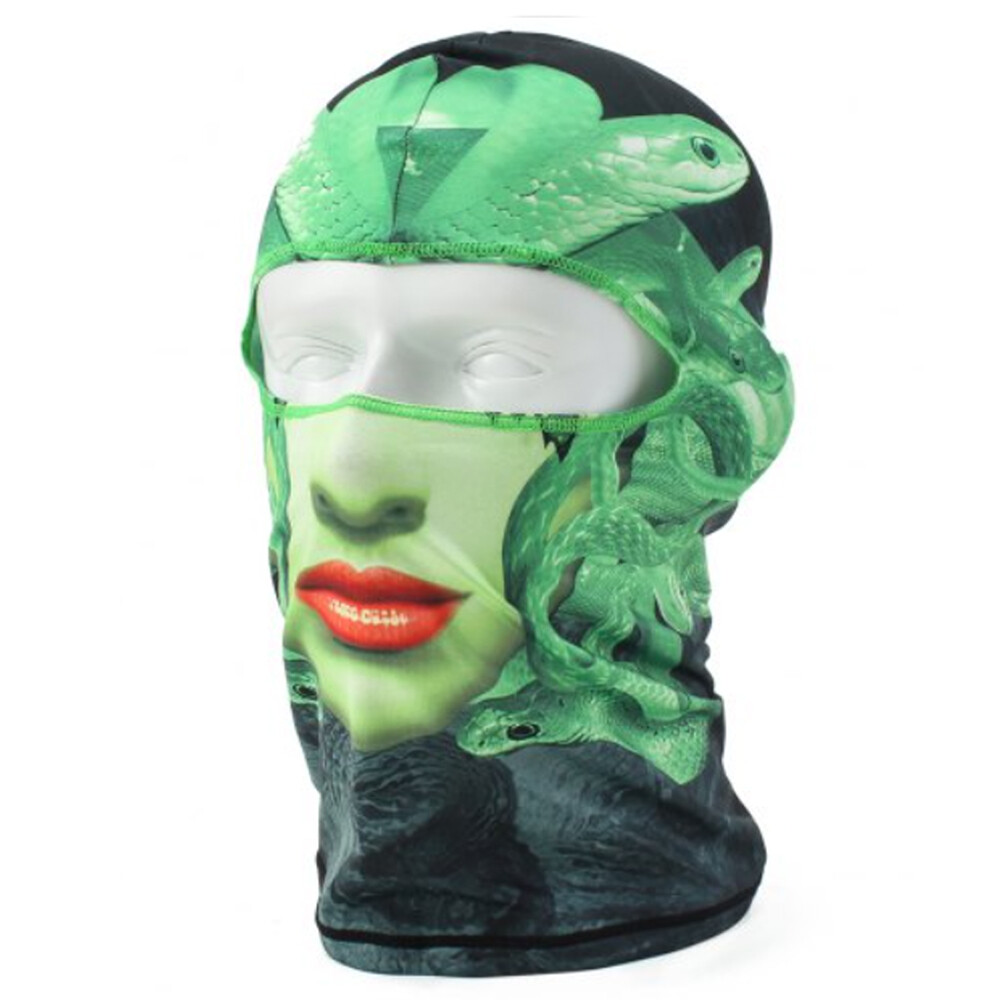 Tactical Skull Ghost Printed Full Face Mask Balaclava Hood Halloween Ski Bicycle