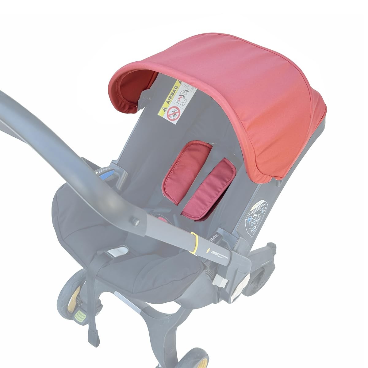 Feliliber Stroller Canopy Coral red