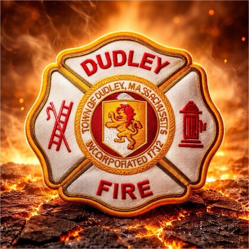 Dudley Fire Department Patch Massachusetts Firefighting & Rescue 1732