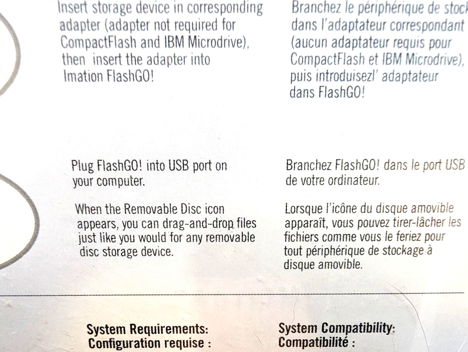 FlashGo Imation USB Flash Memory Card Reader Writer 2001 Sealed New Old Stock