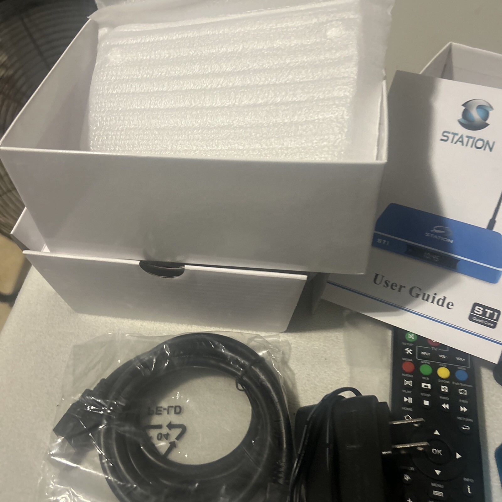 STREAM STATION ST1 ANDROID TV BOX VIDEO STREAMER STREAMING DEVICE NO REMOTE