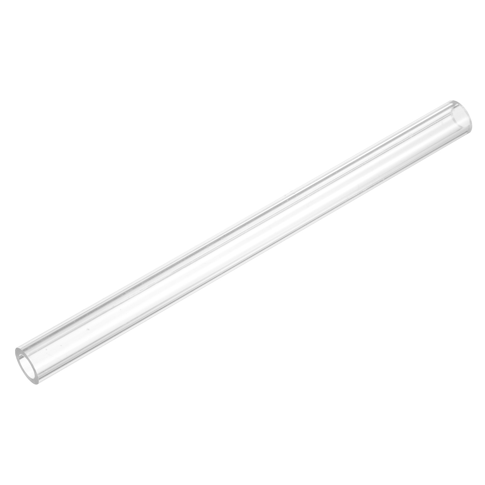 Rigid Round Clear Tubing 7mm ID x 11mm OD x 150mm Length Plastic Tube