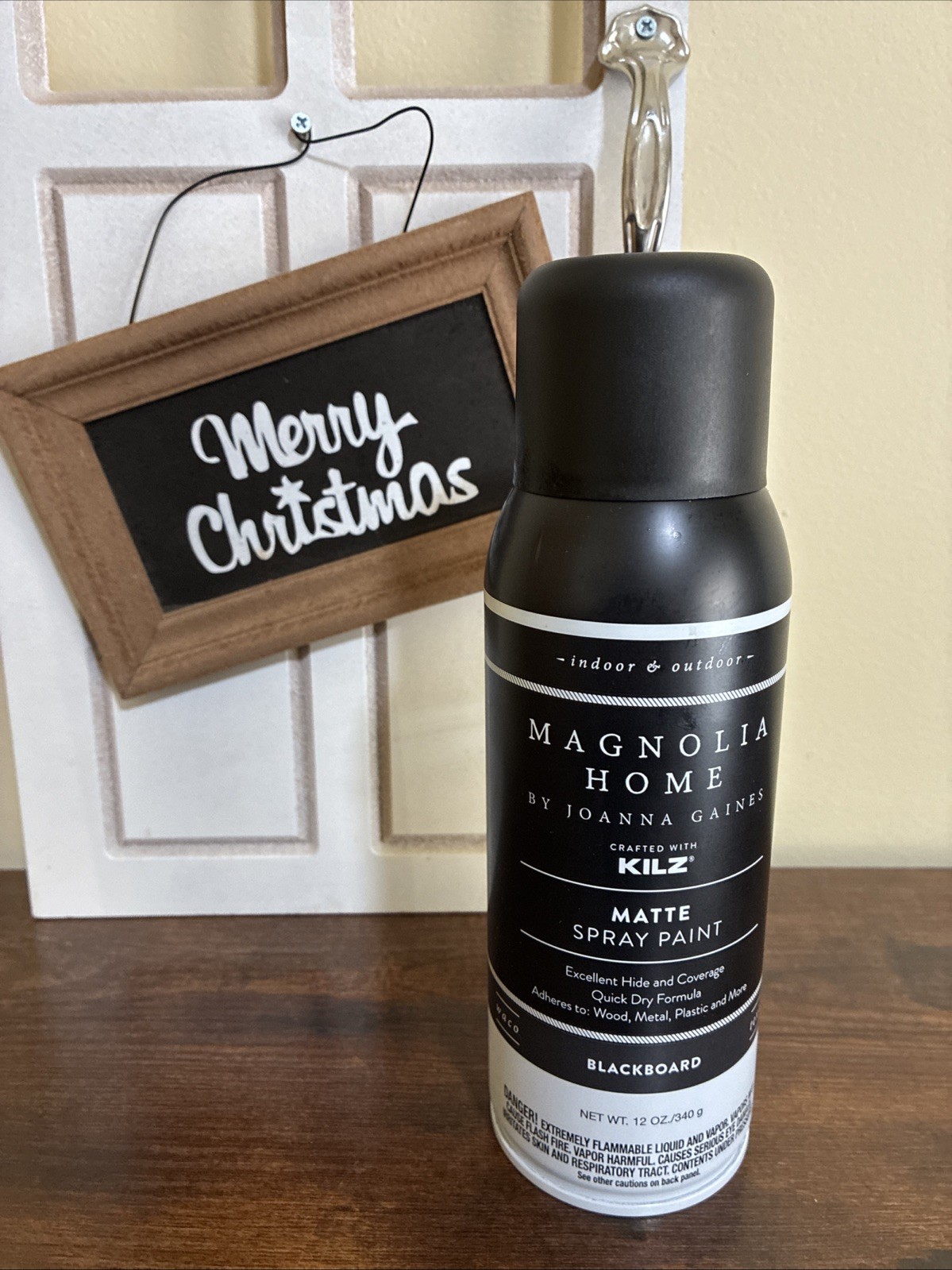 Magnolia Home Joanna Gaines Interior/Exterior Spray Paint Matte Blackboard