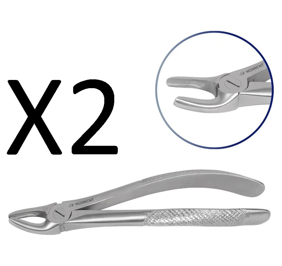 X2 Dental Extracting Forcep #7 Oral Surgery Tooth Extractions Dental Instruments