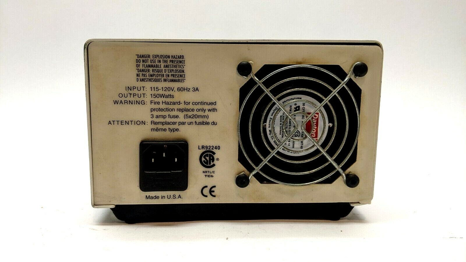 Schott Fostec 20500 Ace 1 Eke Fiber Optic Light Source