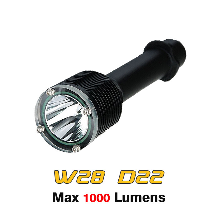 Archon W28 D22 Scuba Diving Flashlight LED 1000 Lumens Dive Torch