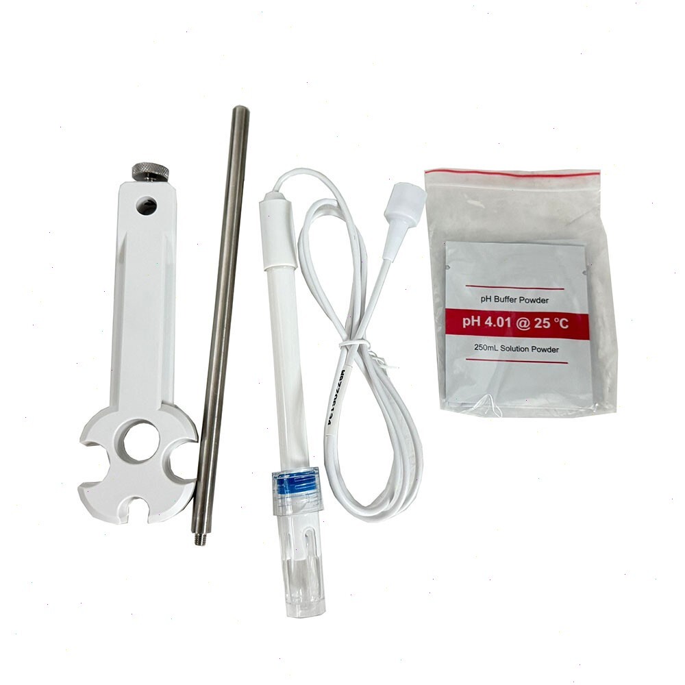 Lab Benchtop PH Meter Tester with PH Buffer Powder Temperature Compensation