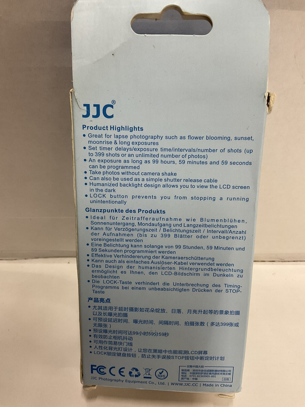 JJC TM SERIES Multi-Function Timer Remote Controller-L👀K-replaces Sony