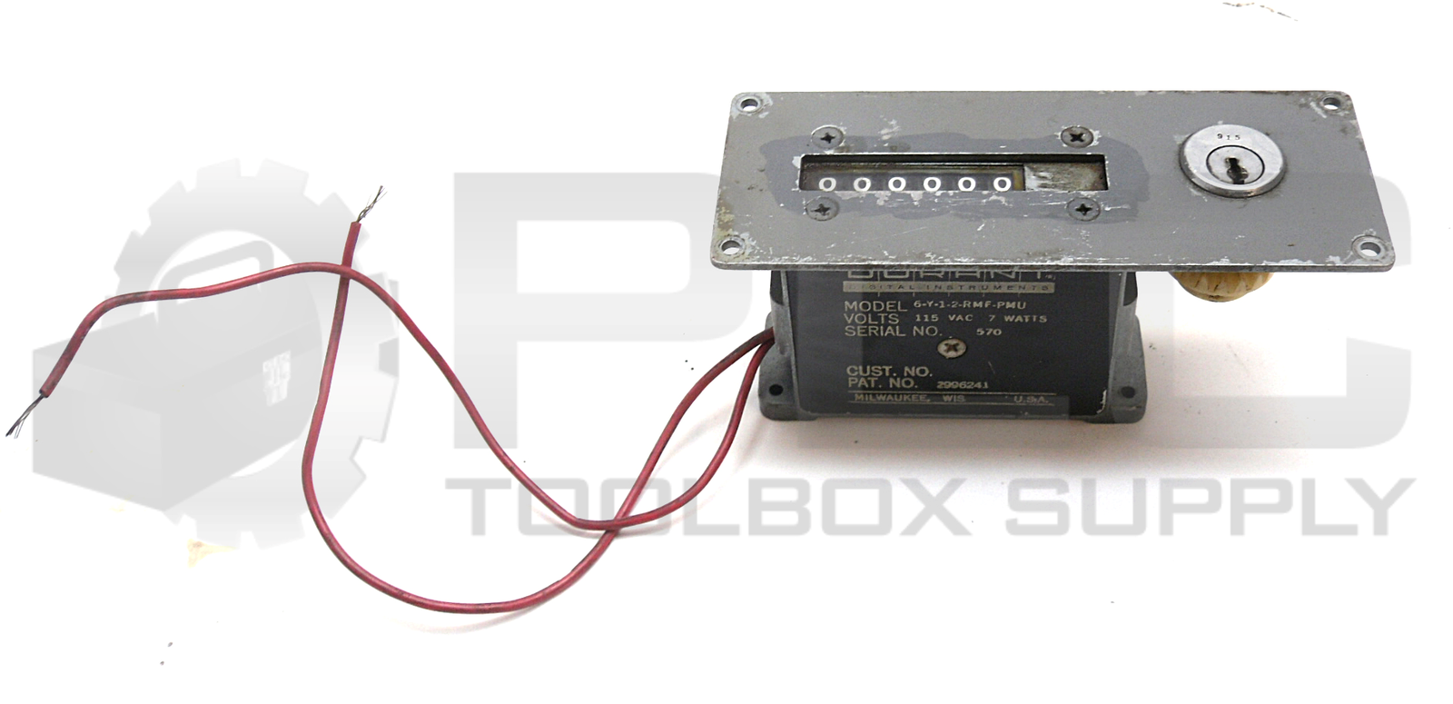 DURANT 6-Y-1-2-RMF-PMU DIGIT COUNTER