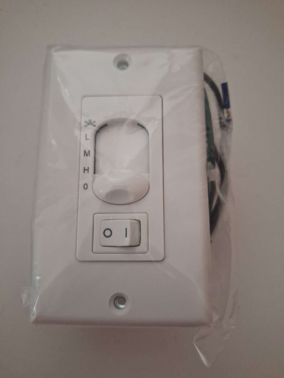 Ceiling Fan Wall-Mounted Control Model WASFL-08  White / 3 SPEED  CHUNGEAR