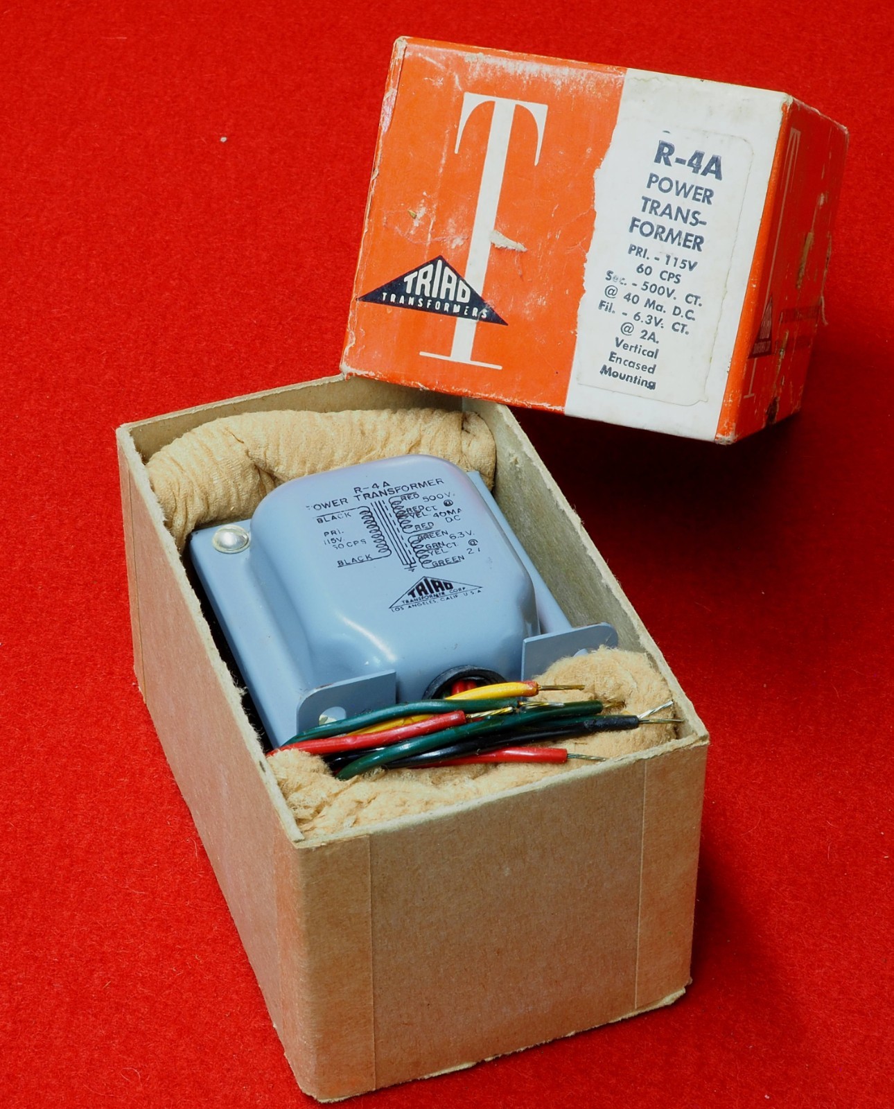 NOS Triad R-4A Power Transformer For A Teletronix LA-2A Amplifier
