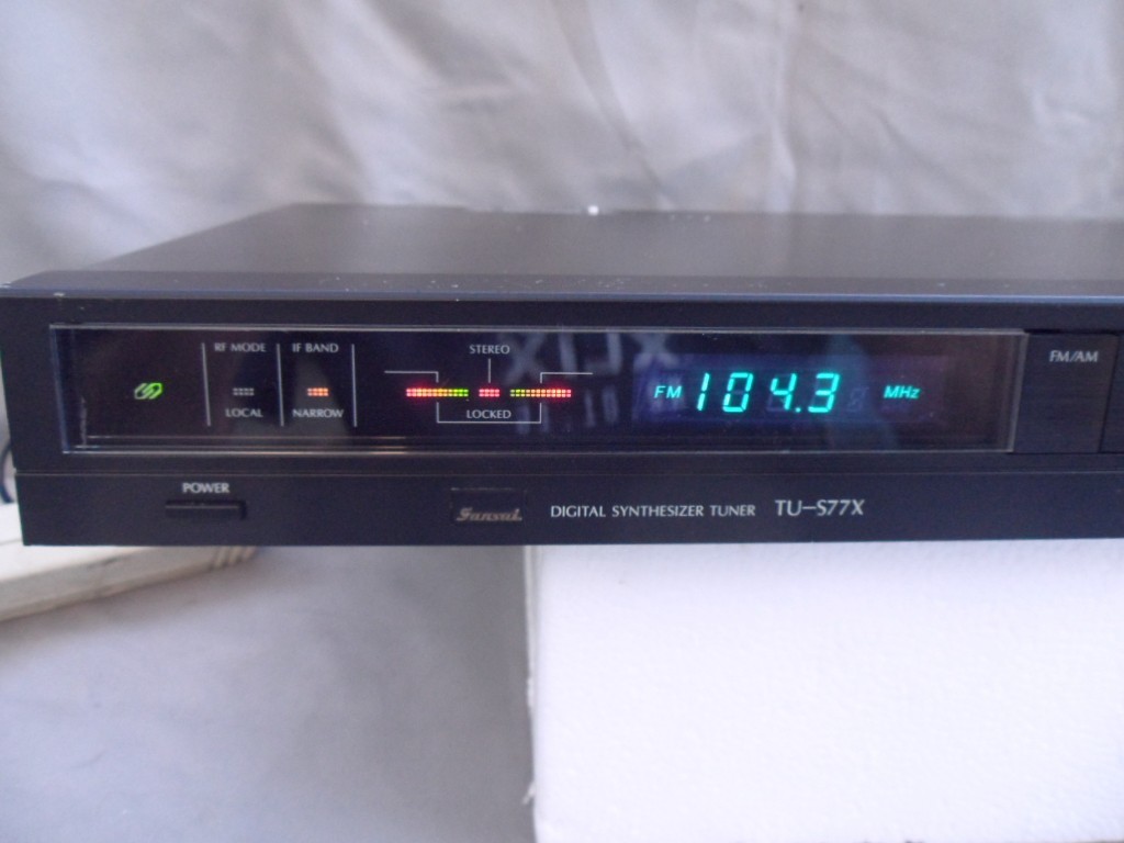 Sansui Digital Synthesizer Tuner TU-S77X "WORKING"