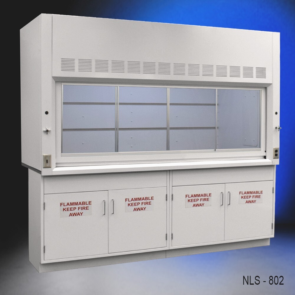New Laboratory EQUIPMENT / 8' Chemical Fume Hood Exhaust /QUICK SHIPPING /E1-089