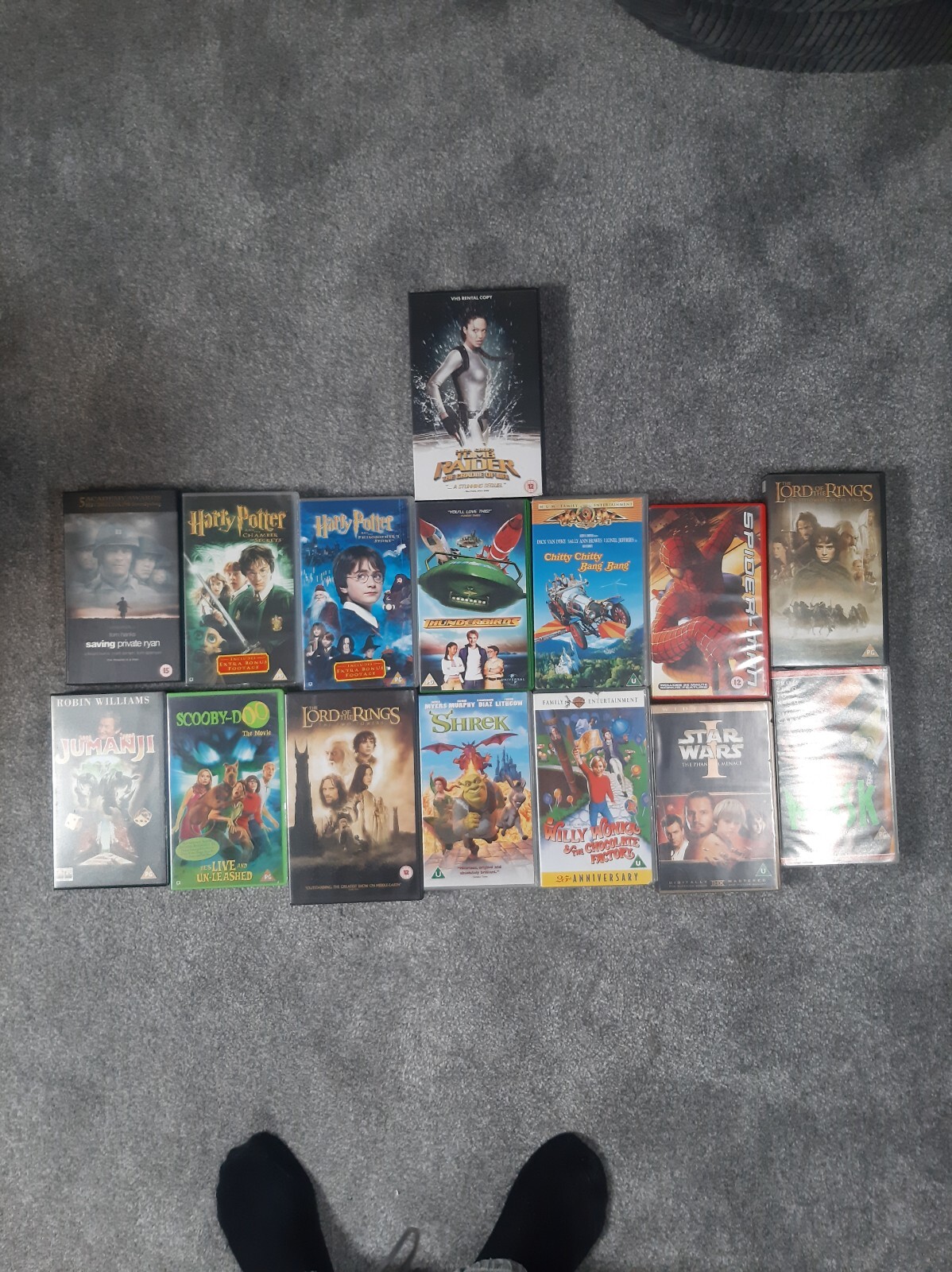Job Lot Vhs Movie Tapes Bundle Of 15 Tapes