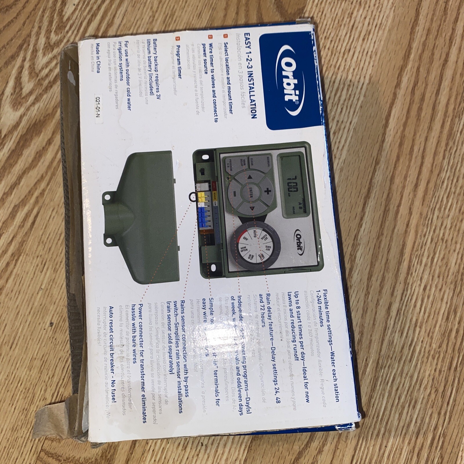 NEW Orbit 6 Station 2 Program Easy Dial Indoor Sprinkler Timer Model 57876