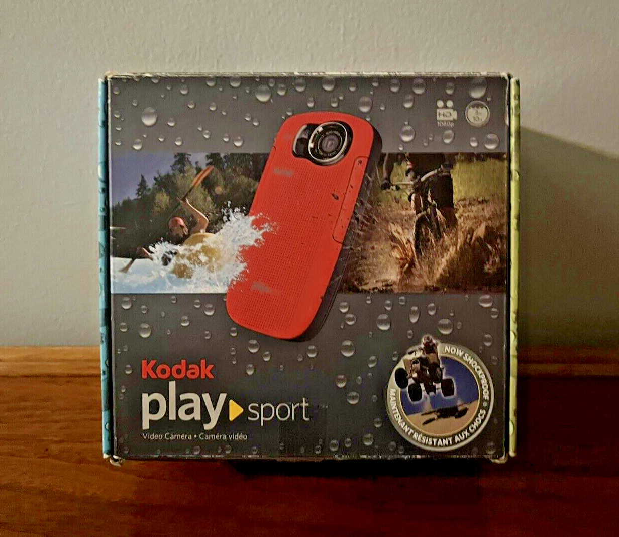 Kodak PlaySport Zx5 Video Camera Box Manual & Large Accessory Bundle Only