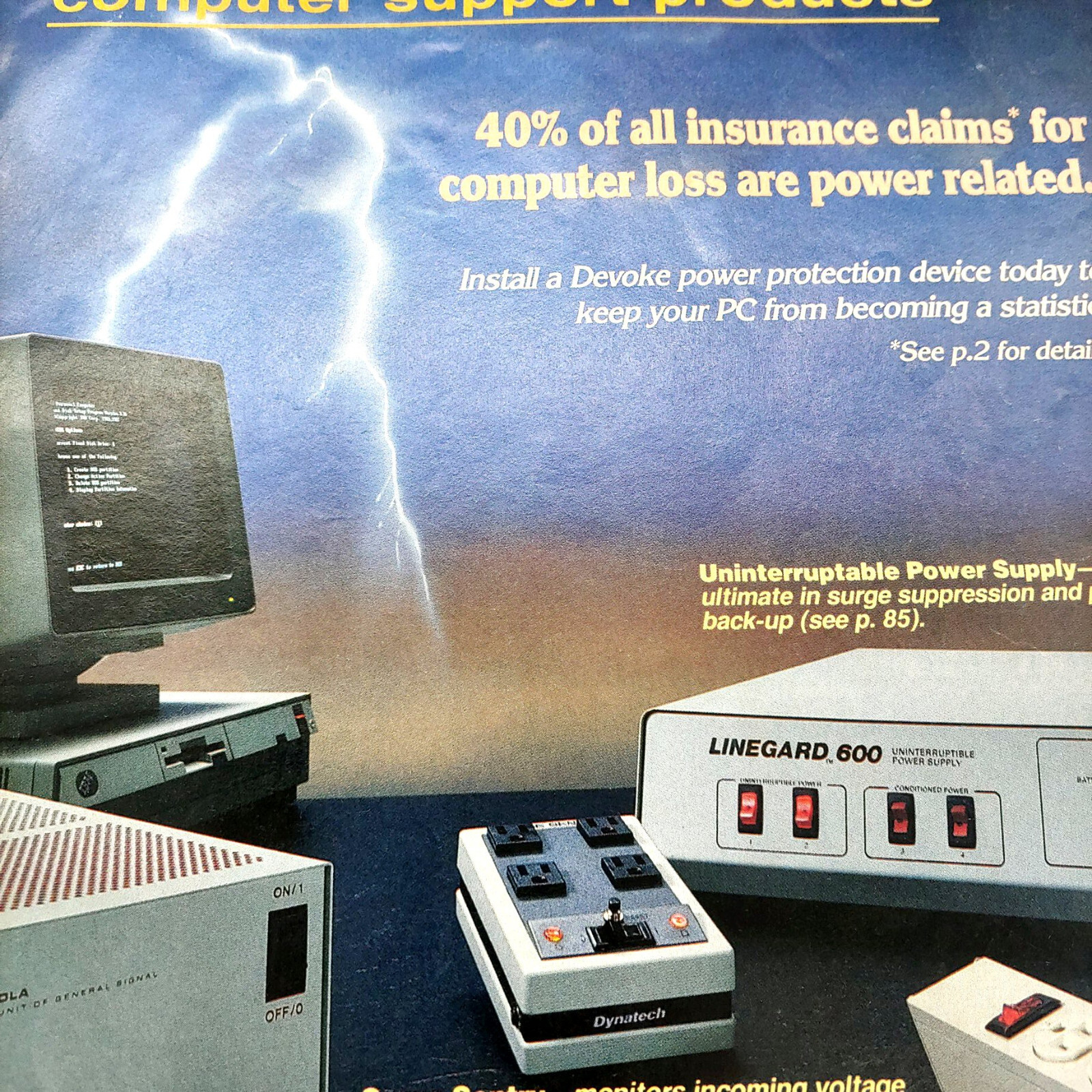 Summer 1988 Devoke Computer Support Products Catalog