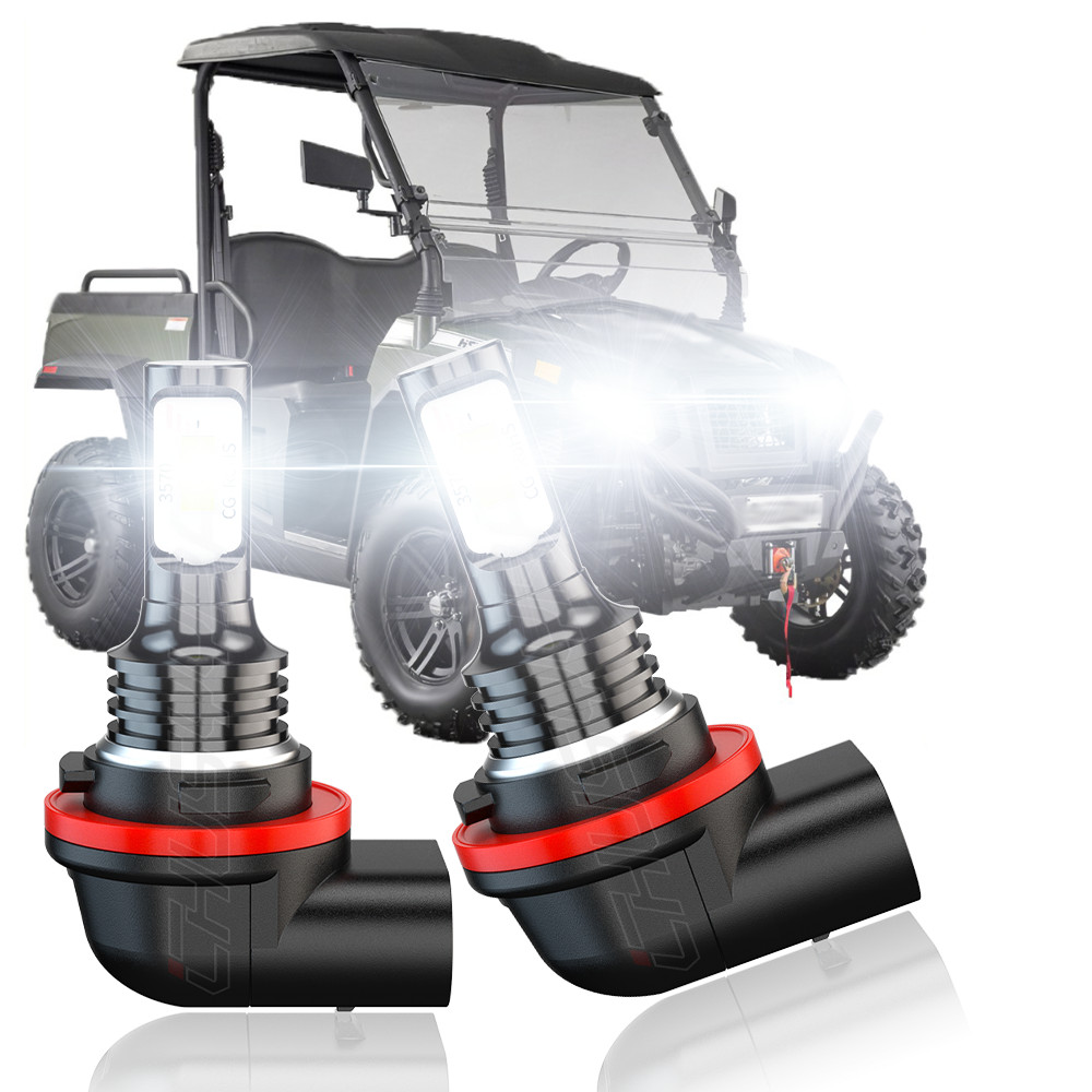 For 2010 Kawasaki Utility MULE 4010 TRANS4X4 (KAF620RAF),LED Headlight Bulbs 12V