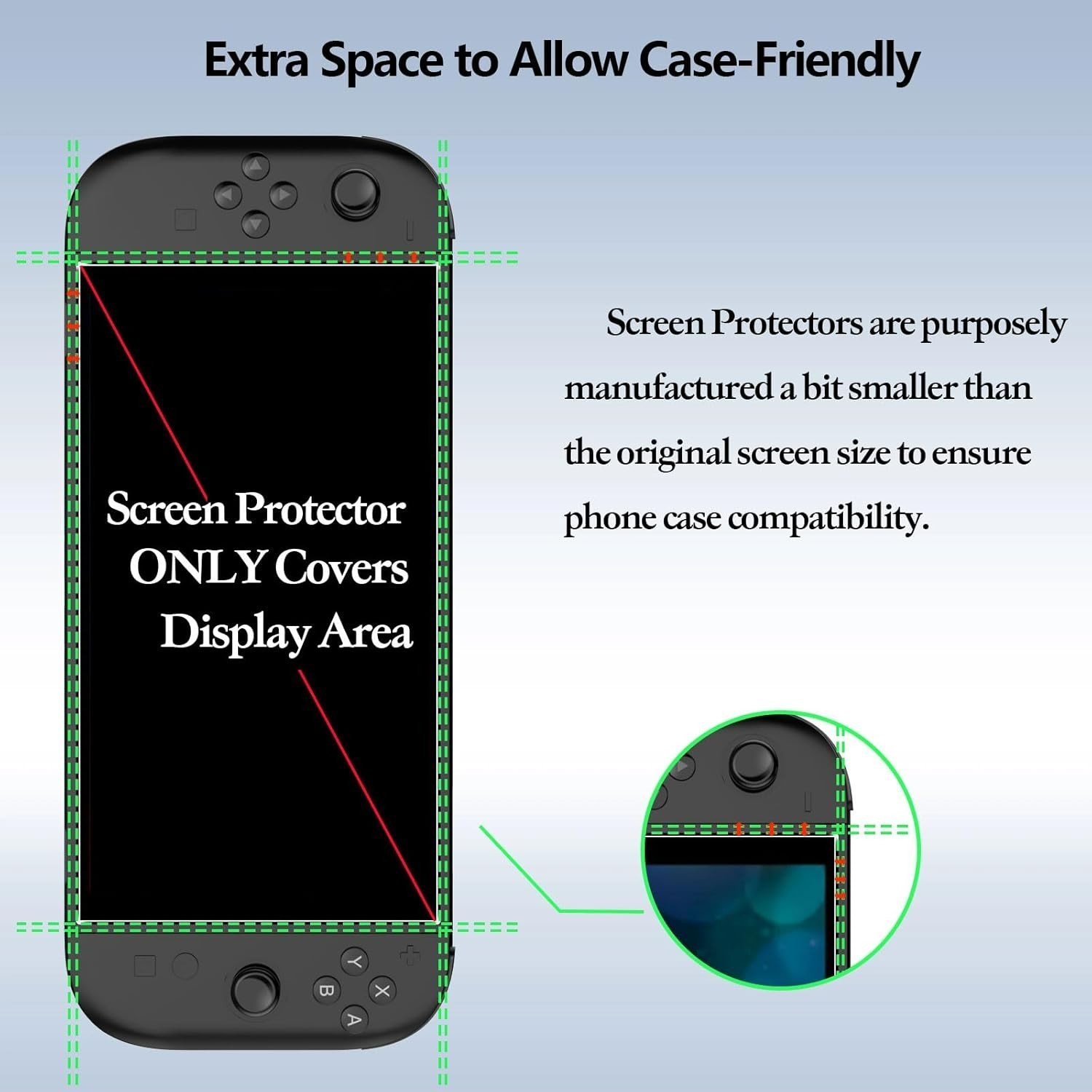 3-Pack Screen Protector Compatible with Nintendo（Switch 2） 2025 7.9 Inch Temp...