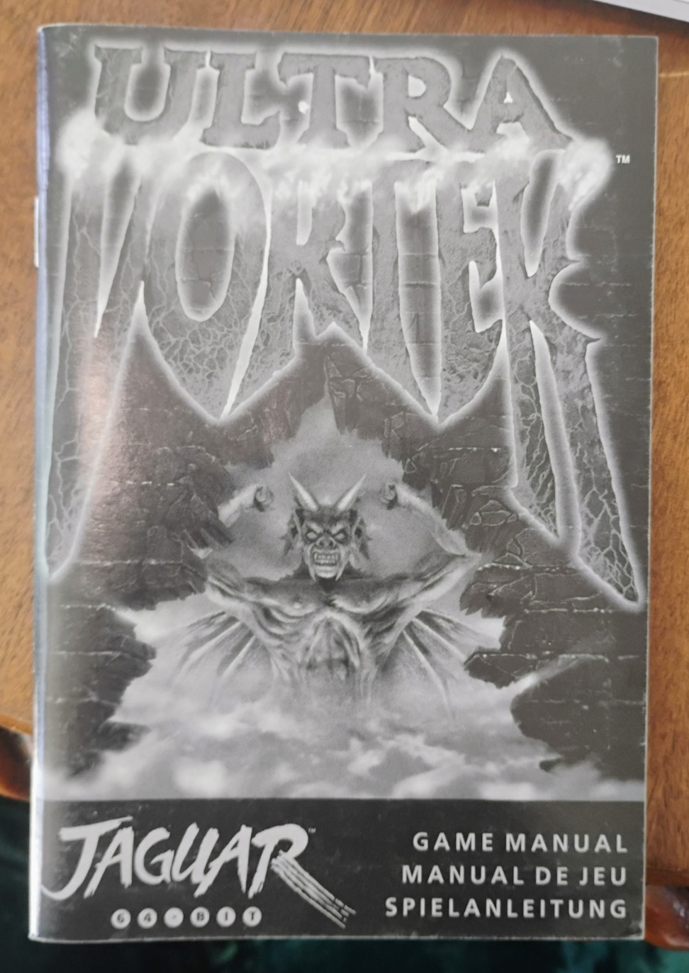 Ultra Vortek Atari Jaguar Manual ONLY