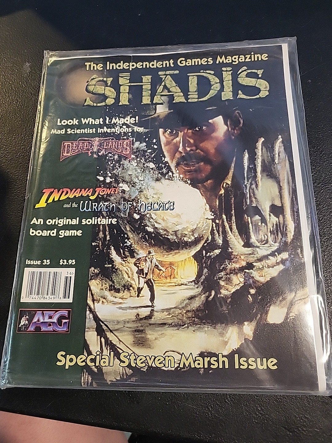 Shadis Magazine #36 RPG Fanzine Indiana Jones Wrath of Hecate Adventure Sealed