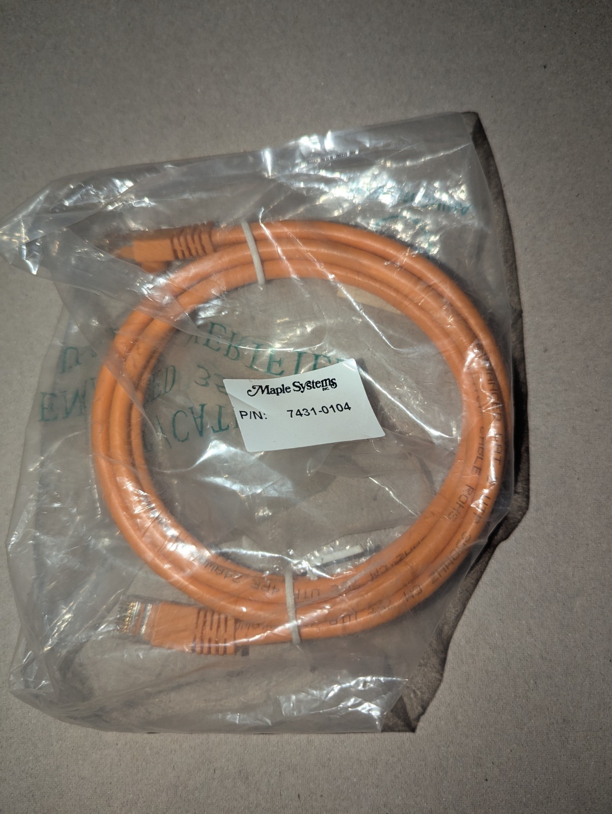 NEW GENUINE MAPLE SYSTEMS 7431-0104 CORDSET CABLE