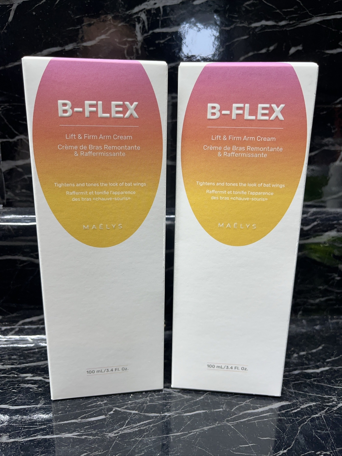2x Maelys B-Flex Lift & firm arm cream 3.38oz NEW In Box Free Shipping EXP 2026