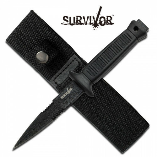 Survivor Series - Fixed Blade Boot Knives with Nylon Sheath