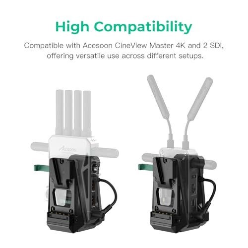 V-Mount Battery Plate DC Power Supply for CineView V-Lock Battery Adapter