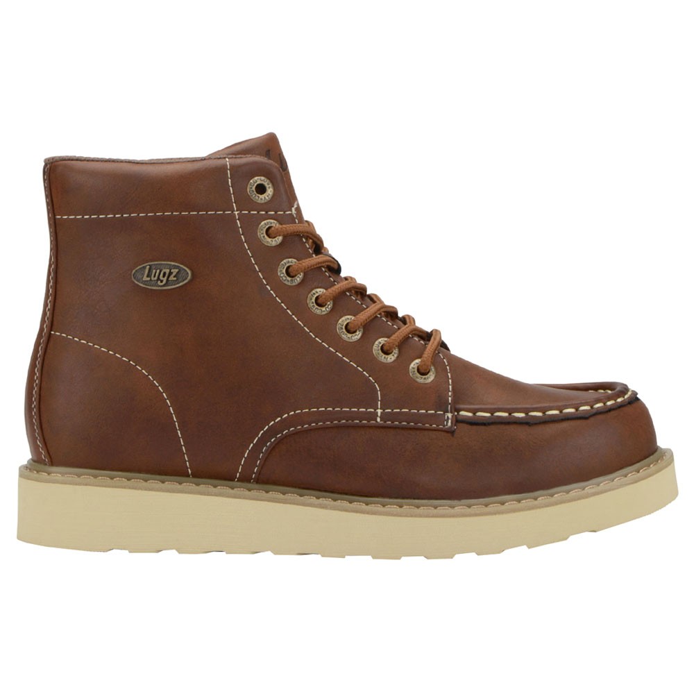 Lugz Cypress Round Toe Lace Up  Mens Brown Casual Boots MCYPREGV-2013