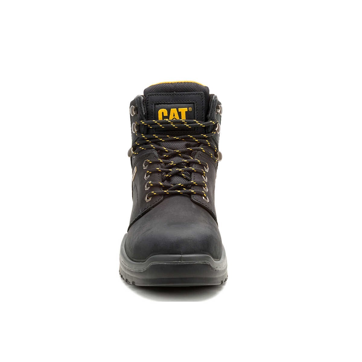 Men's Caterpillar Striver Steel Toe Waterproof Slip Resistant Boots P91786 Black
